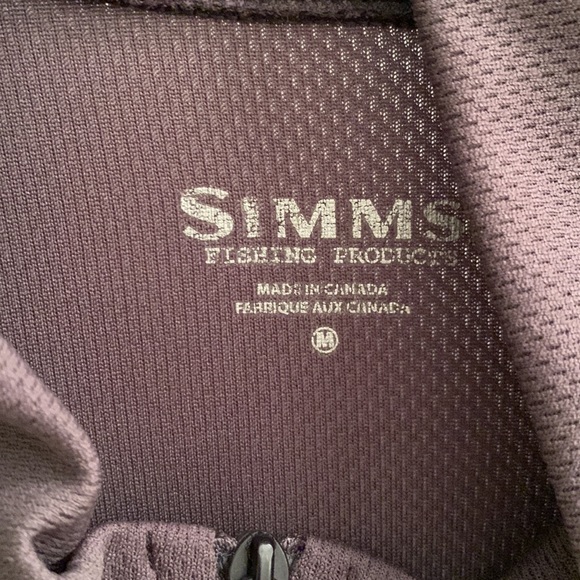 Simms lightweight zip up grey sweatshirt - Picture 2 of 3